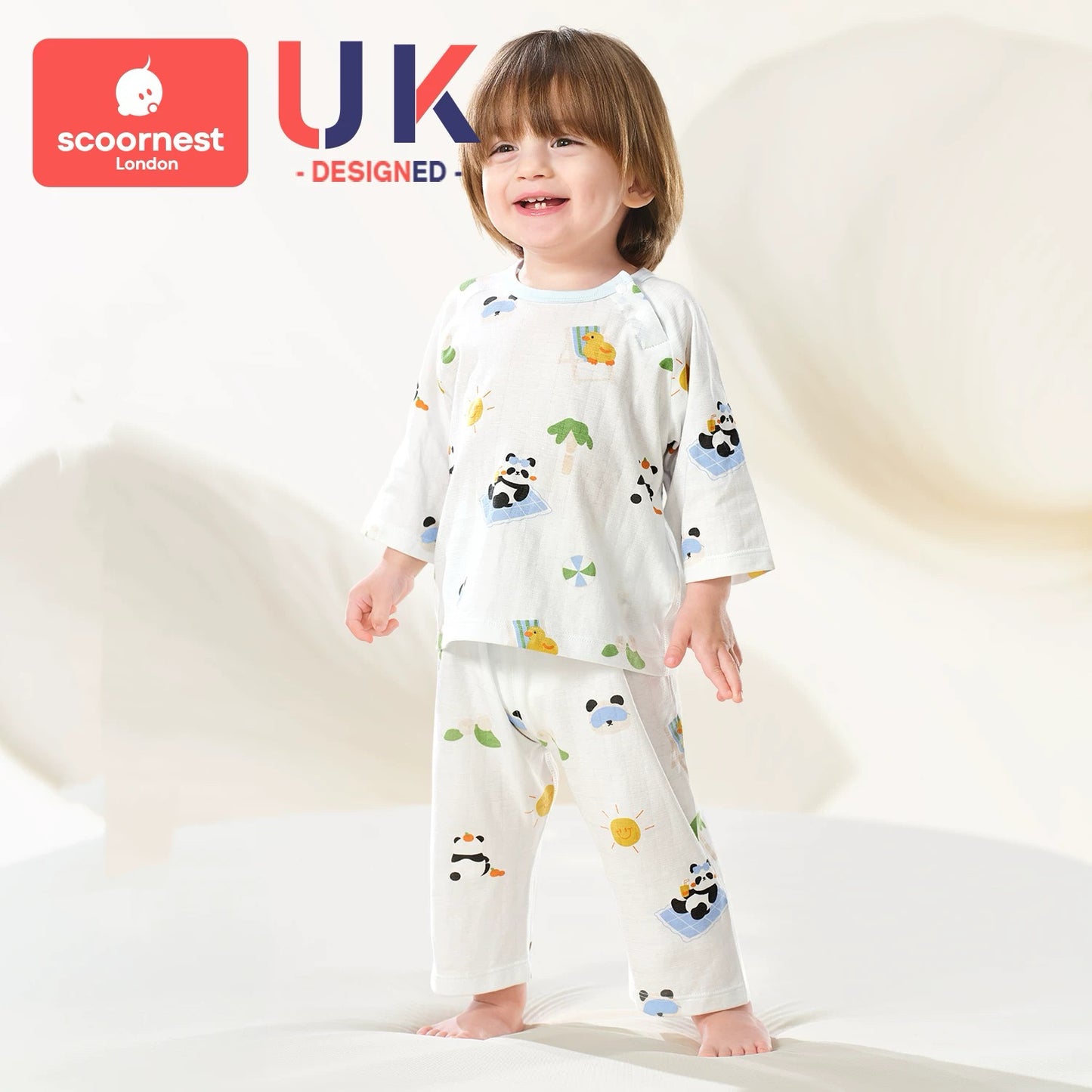 Breathable Pure Cotton Separate-suit