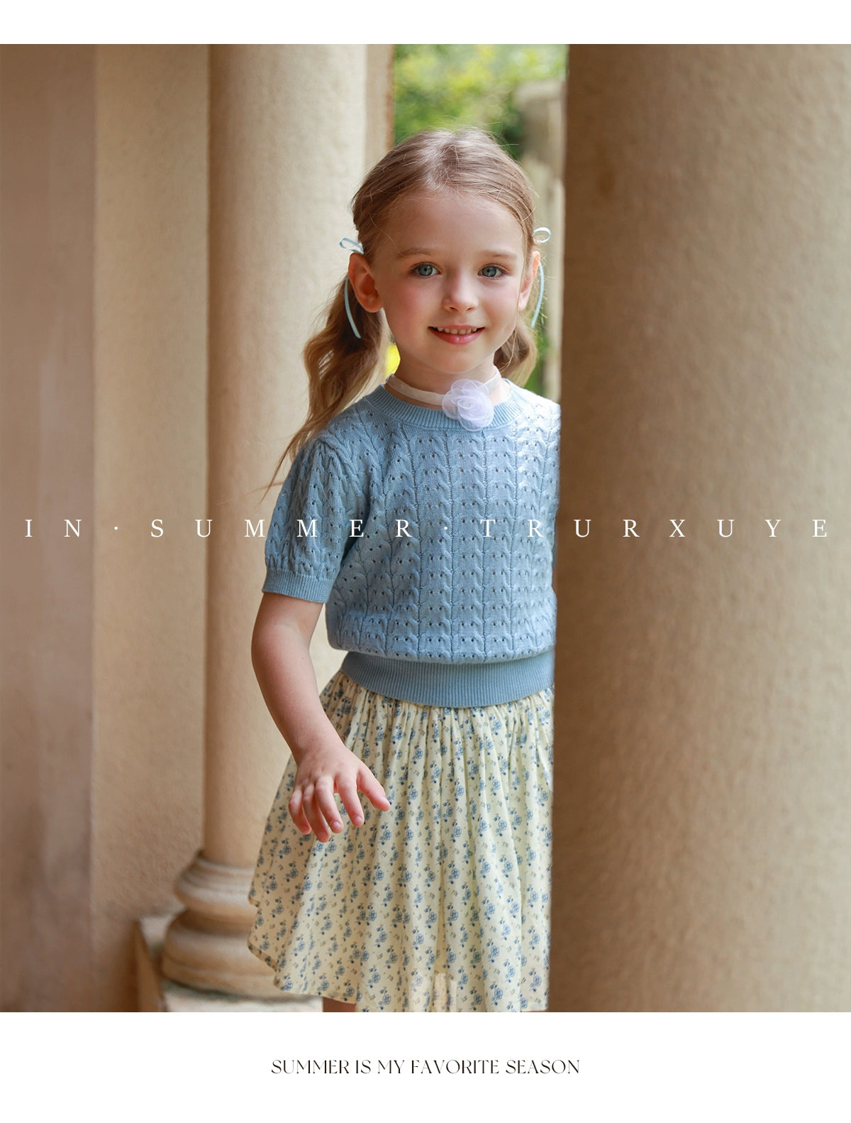 Angelic Girl's Knitted Princess Romper