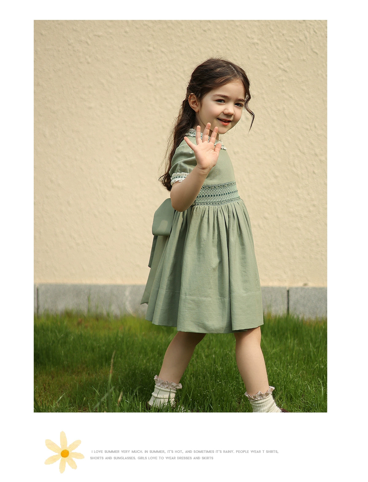 Amazing Sweet and Cute Pure Cotton Dress