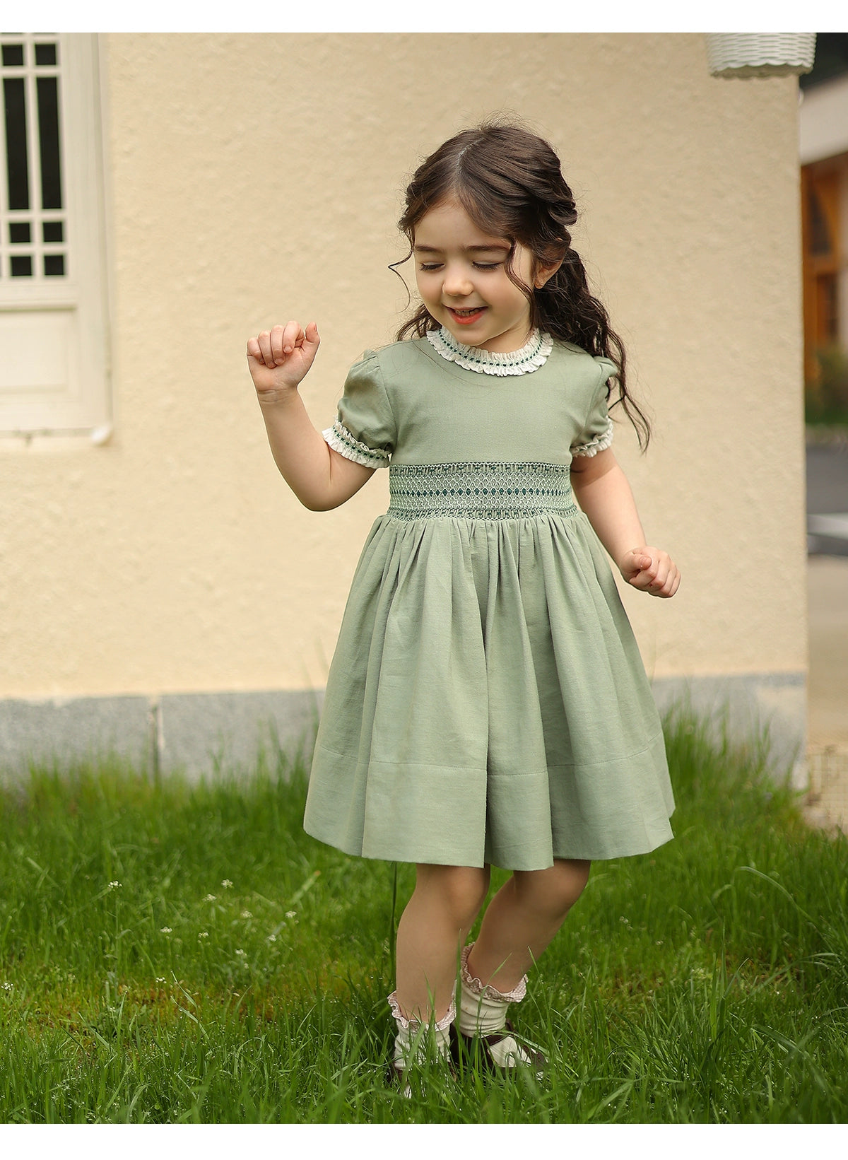 Amazing Sweet and Cute Pure Cotton Dress