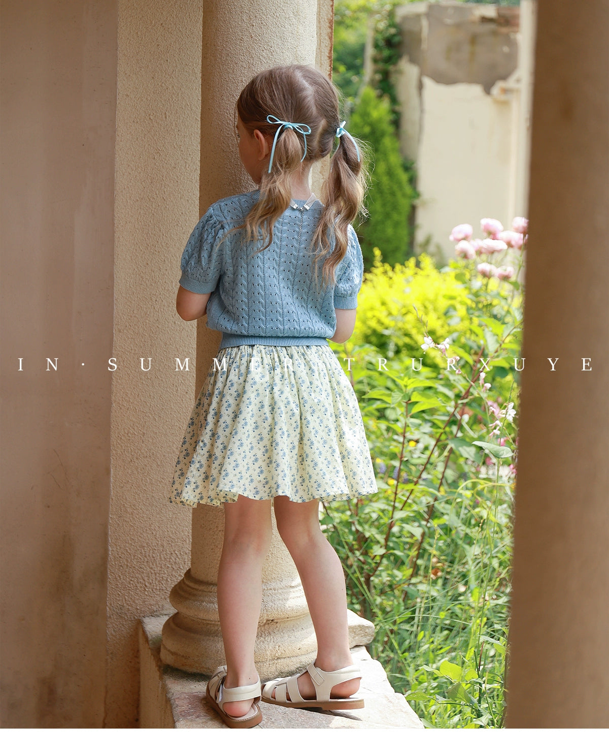 Angelic Girl's Knitted Princess Romper