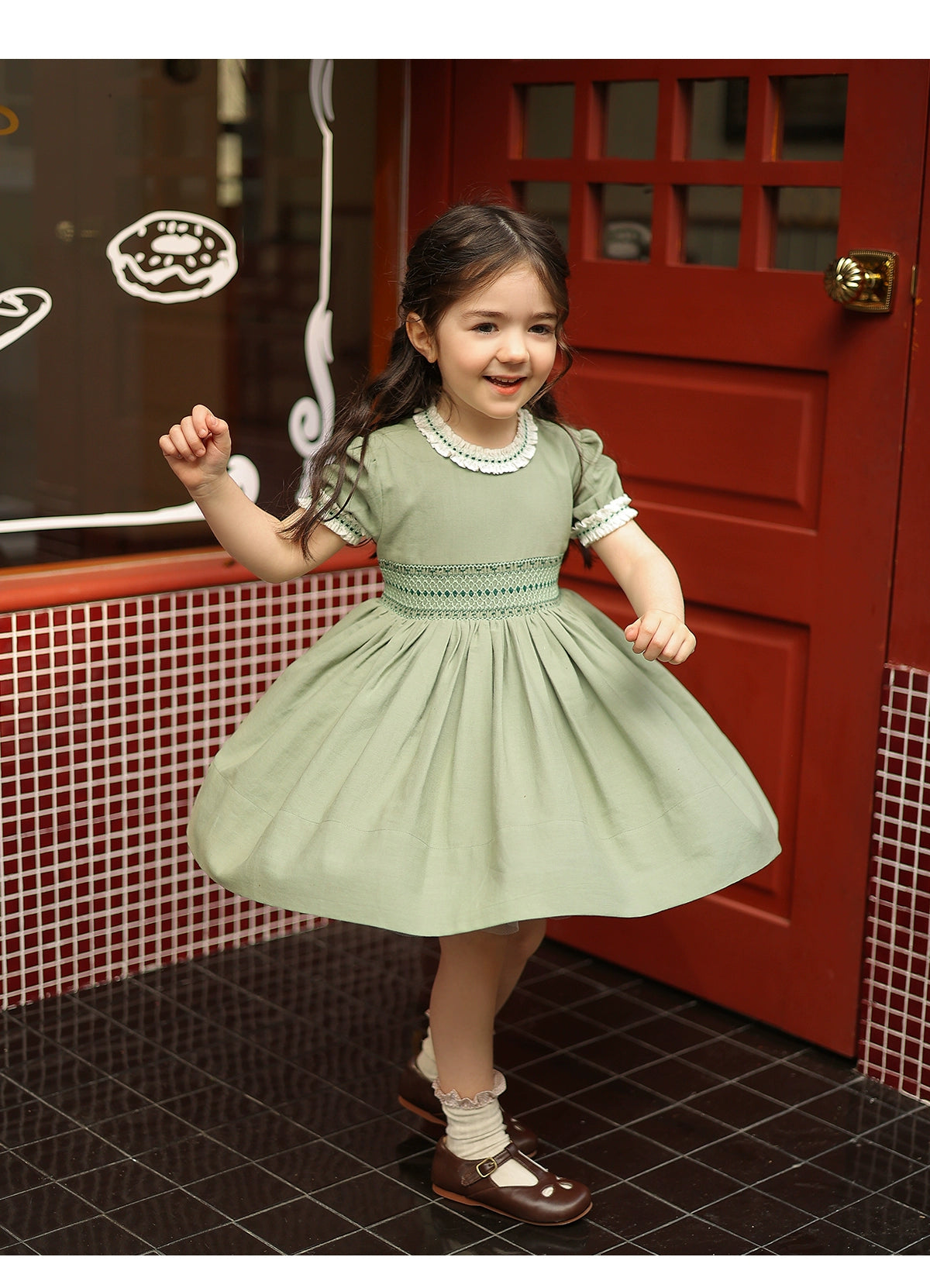 Amazing Sweet and Cute Pure Cotton Dress